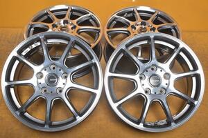 240131500447210　G.SPEED　16×6.5J　+53　5穴　PCD114.3　ハブ径73mm　テーパー　4本セット