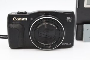 【良品】CANON キヤノン デジタルカメラ Power Shot SX700 HS ブラック 光学30倍ズーム PSSX700HS(BK) #LE2024713