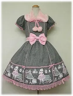 Angelic Pretty  ドールハウスワンピース　ツイード　懐古ロリィタ