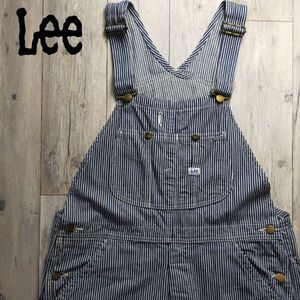 ☆Lee リー☆LM7254 ヒッコリー オーバーオール size【L】 S2077