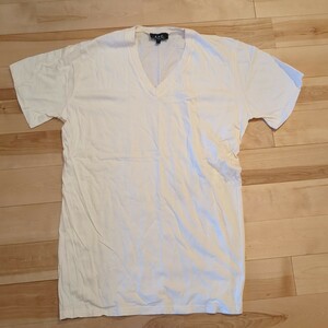 Vネック 半袖 Tシャツ　apc アーペーセー　サイズ1