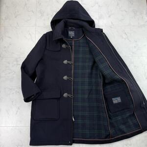 美品 XXL BROOKS BROTHERS 現行 ダブルフェイス ダッフルコート フード ロング丈 大きいサイズ ブルックスブラザーズ メンズ 2XL ビジネス