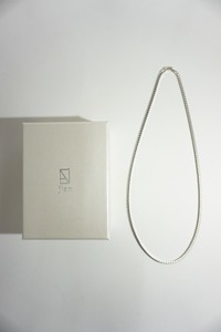 極美品 flan フラン Color Tennis Necklace Silver テニス ネックレス シルバー 925 スワロフスキー 黒 BTS BLACKPINK L.H.P取り扱い626N▲