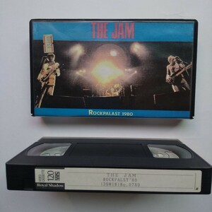 VHSビデオ【送料無料】The Jam Rockpalast 1980 プロショット映像 再生確認ずみ ザ・ジャムPaul Wellerポール・ウェラーStyle Council