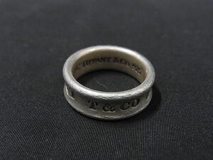 1円 TIFFANY＆Co ティファニー 1837 ナロー SV925 リング 指輪 アクセサリー 約12号 レディース メンズ シルバー系 AY3819