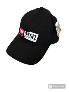 新品 未使用 DIESEL キャップ 帽子 ディーゼル ブラック スナップバック CAP