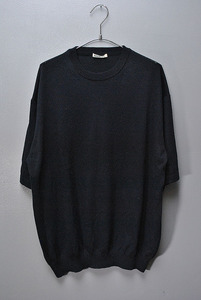 AURALEE CASHMERE HARD TWIST KNIT TEE オーラリー カシミア ツイスト ニット Tシャツ ネイビー/5