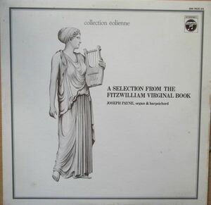 i123 ウィリアム・バード　A SELECTION FROM THE FITZWILLIAMS VIRGINAL BOOK JOSEPH PAYNE(organ & harpsicord) 