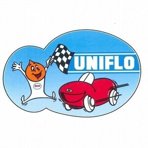 ステッカーレーシングステッカーRacing Sticker ESSO/UNIFLOシール デカール バイク アメリカン雑貨 アメリカ雑貨