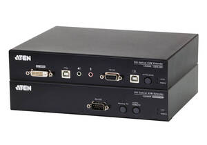 【未使用】ATEN エイテン USB DVI 光ファイバーKVMエクステンダー CE680　W5675001