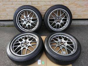 ★BBS 鍛造 FORGED RG-R RG703 225/45R18 8J 5H/PCD114.3 IS+40 現行品 4本同サイズ ルミオン,オデッセイ,SAI,マークX,クラウンなどに★