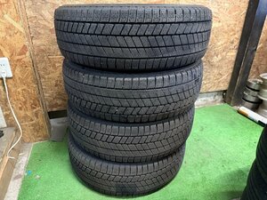 225/60R18 BRIDGESTONE BLIZZAK VRX3 2022年製 バリ山 スタッドレスタイヤ 4本セット K87