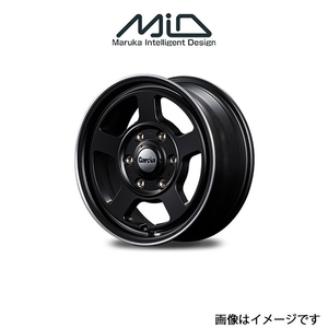 MID ガルシア シカゴ5 アルミホイール 4本 MAX L900(14×4.5J 4-100 INSET45 セミグロスブラック)GARCIA CHICAGO5