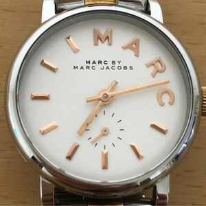 595-0649 MARC BY MARC JACOBS マークバイマークジェイコブス　レディース腕時計　金属ベルト　クオーツ　MBM3331 電池切れ　動作未確認