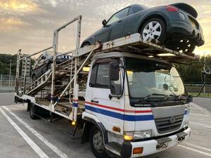 コンドル 6速MT 3台積み キャリアカー ワイド 回送車 積載車 フォワード レンジャー ファイター キャンター 三台積 2台 中型 旧普通免許