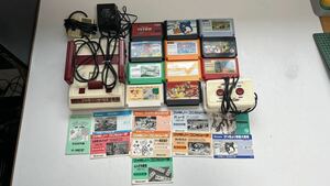 任天堂 ファミコン本体HVC-001カセット11本セット★ハイパーショット・説明書付き★ポパイプーヤンクルクルランド影の伝説ツインビー