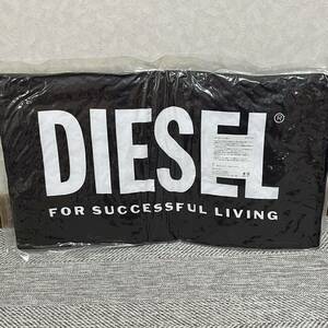 美品未開封　DISEL ディーゼル　ノベルティクッション　非売品　文字ロゴ　