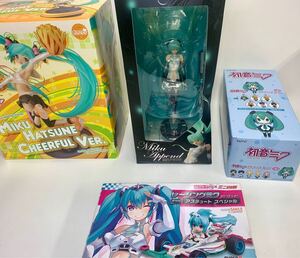 tar253【未開封品】　初音ミク　 1/8 Cheerfu　 1/8 アペンド　レーシングミク 2012　ぷち フィギュア 全6種　