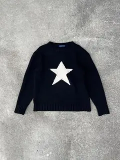 THREE FACE Star knit Sweater BLACK M