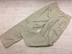 アレグリ Allegri オールド レトロ 古着 ユーズド アメカジ タック入り ストレート チノパンツ ボトムス メンズ 76 ベージュ