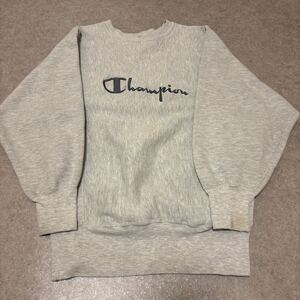 17 90s チャンピオン リバースウィーブ ビンテージ USA製 Champion スウェット　刺繍タグ 【M】 ヴィンテージ REVERSE WEAVE