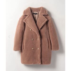 アルアバイル ウールMIXボアピーコート キャメル（MaxMara テディ風）