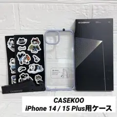 CASEKOO iPhone 14 / 15 Plus用 6.7インチ 耐衝撃