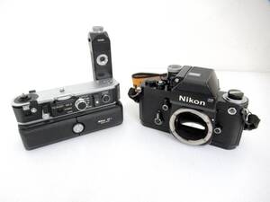 【Nikon/ニコン】子②56//Nikon F2/ブラックボディ/MD-2/MB-1付