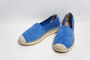 美品 COLE HAAN CLOUD ESPADRILLE LFR コールハーン エスパドリーユ サンダル シューズ スリッポン W25218 青702O★2