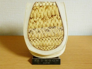 REDMOON レッドムーン パイソン レザー メディスン バッグ GANTLET RED MOON ピースメーカー BAG