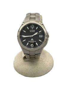 CITIZEN◆ATTESA/Eco-Drive/ソーラー腕時計/アナログ/ステンレス/SLV/H410-T003788