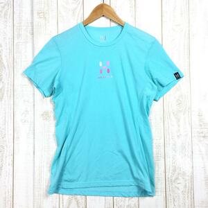 WOMENs M ホグロフス クイックドライ ロゴ Tシャツ Quick Dry Logo T-Shirt HAGLOFS ブルー系