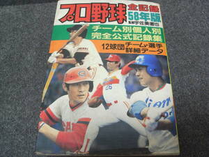 プロ野球全記録58年版　監修：宇佐美徹也　/実業之日本社・1983年