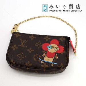 質屋 美品 LV ミニ・ポシェット・アクセソワール ヴィヴィエンヌ スケートボード M69056 日本限定 ルイヴィトン ポーチ みいち質店 H3030