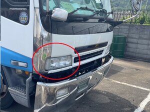 フォワード ワイド ベッド付 FSD34P4 右 ヘッド ライト HID KOITO 100-21683　運転席側 [ZNo:05001466] 509 3kurudepa=