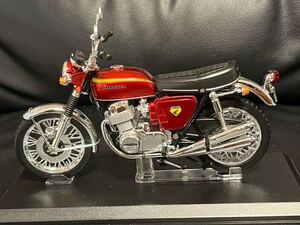 1/12 スカイネットHONDA CB750FOUR(KO) キャンディーレッド 本田 ホンダ ダイキャストバイク ミニカー オートバイ青島 完成品 アオシマ