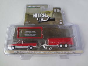 グリーンライト　GREENLIGHT　1/64 1983 Chevrolet K20 Scottsdale with Double-Axle Dump Trailer シボレー スコッツデール トレーラー ②