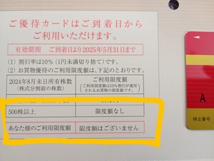 送料85円　未使用品　限度額なし　高島屋　株主優待　1枚　女性名義