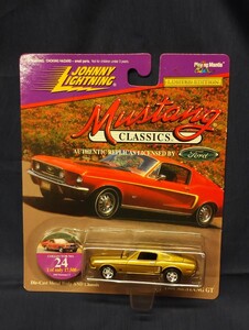 ジョニーライトニング 1/64 68年型 フォード マスタング グランド ツーリング ファストバック JOHNNY LIGHTNING Ford Mustang GT FoMoCo