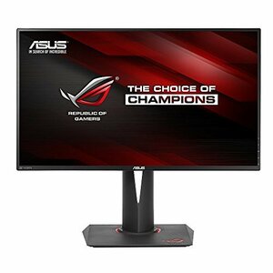 【中古】ASUS ゲーミングモニター ディスプレイPG279Q 27型 リフレッシュレート165Hz IPS WQHD SRGB100% フリッカーフリー ブルーライト軽