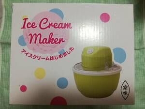 ラスト１！新品・美品【 送料込み 】Ice Cream Maker　アイスクリームはじめました