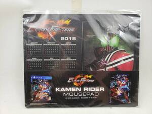 即決 新品 未開封 PS4 仮面ライダー クライマックスファイターズ 2018 カレンダー マウスパッド ディケイドVer. 海外 販促品 非売品