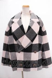 Vivienne Westwood /ANKET CHECKショートコート 00 ピンク Y-24-12-29-027-co-SZ-ZY