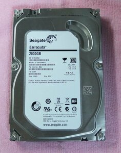 3.5インチ HDD SEAGATE シーゲート 2TB 使用時間 8,553H