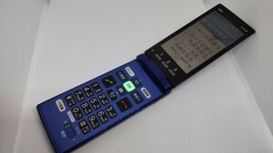 A244 au SIMフリー かんたんケータイ KYF38 KYOCERA 4Gガラホ 簡易動作確認＆簡易清掃＆初期化OK 判定○ 送料無料 SIMロック解除手続済