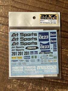 013 【MZ DECALS】ミニッツレーサー マツダ787 アートスポーツLM 1990 未使用品 RC ラジコン