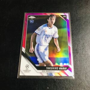 (RC) 中井卓大 / 2021-22 Topps Chrome UEFA Champions League Pink #/175 ルーキーカード！ 175枚限定 レアルマドリード