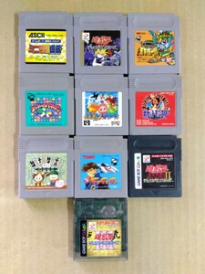 【ソフトのみ】GAME BOY/GAME BOY COLOR 10本セット ポケモン赤 遊戯王 牧場物語 ミニ四駆GBなど　八王子引き取りOK24215