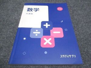 WF29-100 スタディサプリ 中3年 数学 共通版 状態良い 2021 堺義明 10 m2B