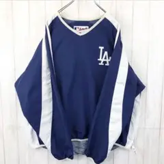 Majestic ロサンゼルス ドジャース Dodgers ナイロンプルオーバー